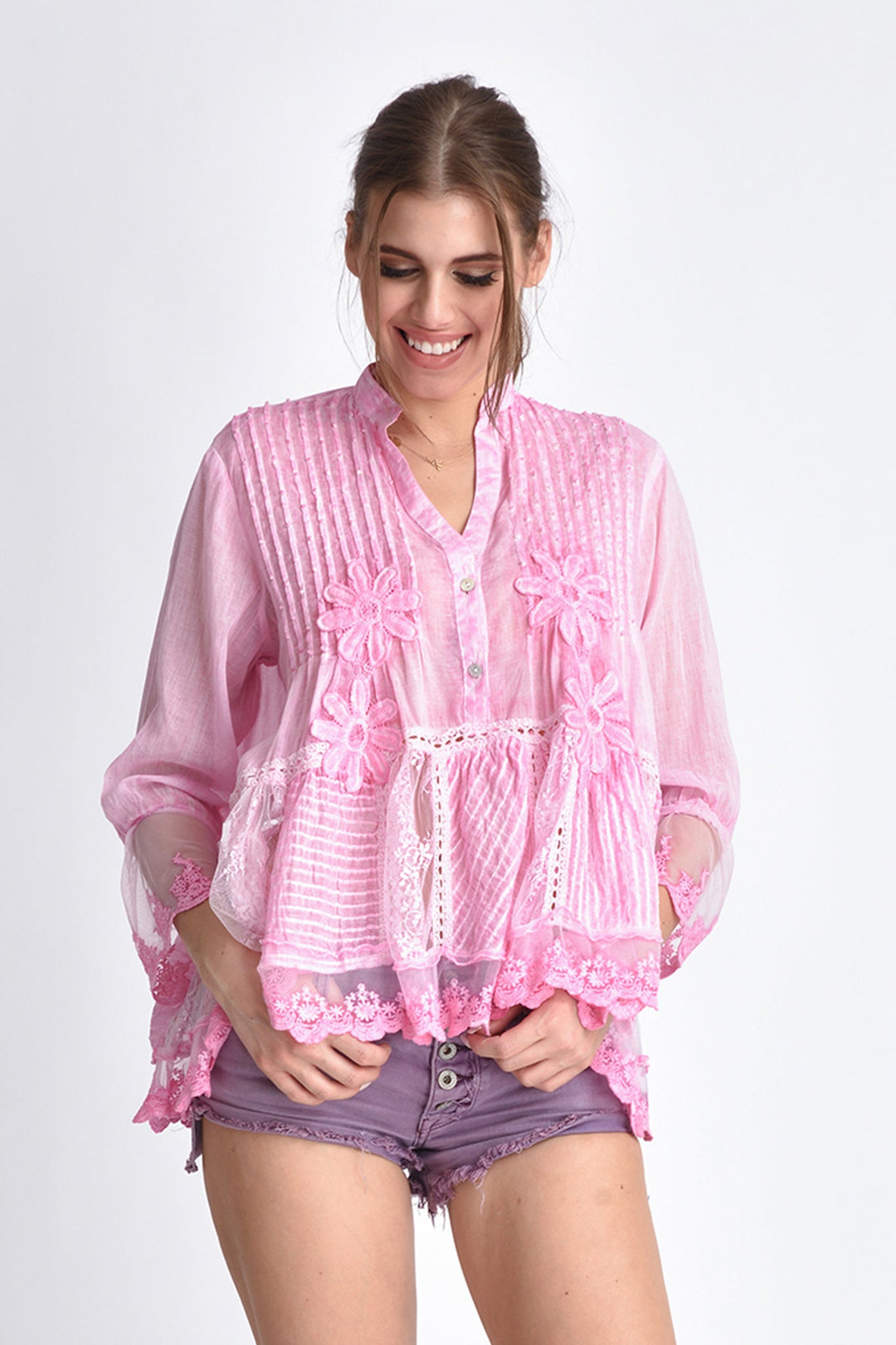 washed pink