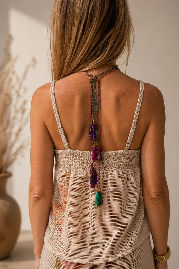 Lolo Gold Passementerie Necklace