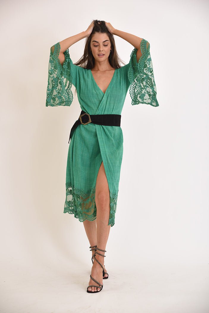 Jaus Kimono Green - Muche & Muchette