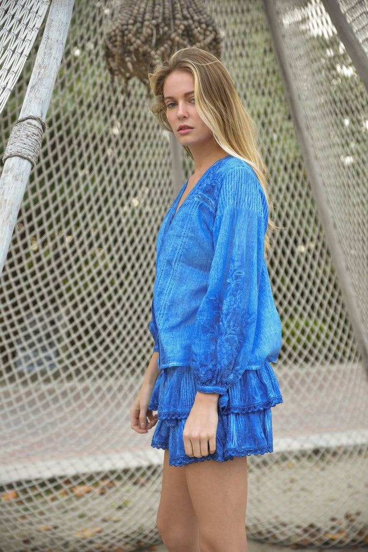 washed blue