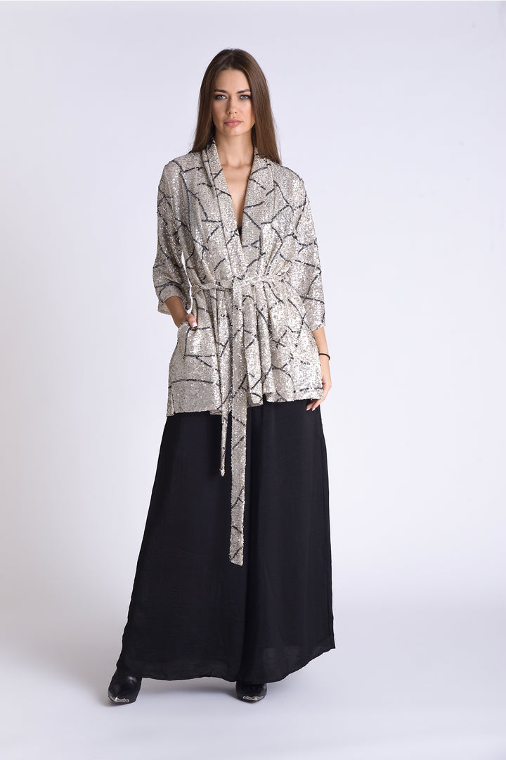 Viky Sequin Kimono